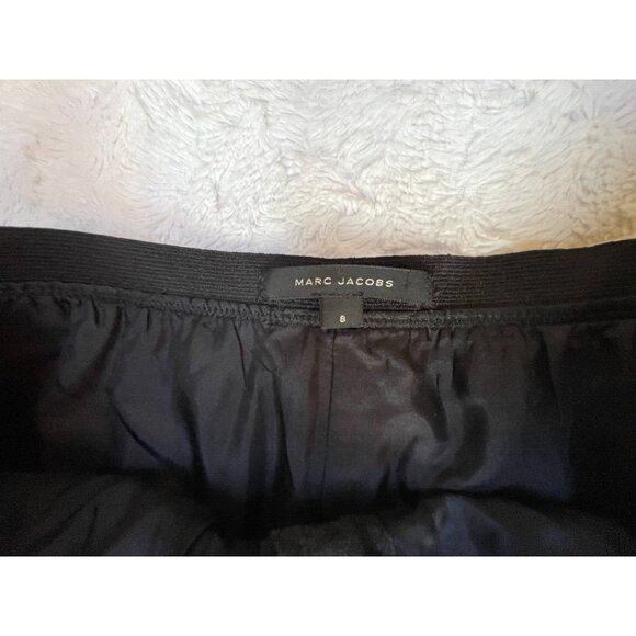 Marc Jacobs Womens Wool High Rise Cropped Capri Pants Size 8 Dark Gray Casual - Picture 2 of 12